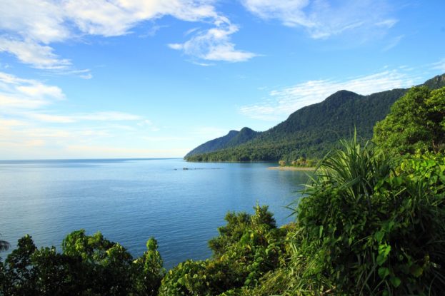 Reiseblog Indonesien Kueste von Saravak Borneo