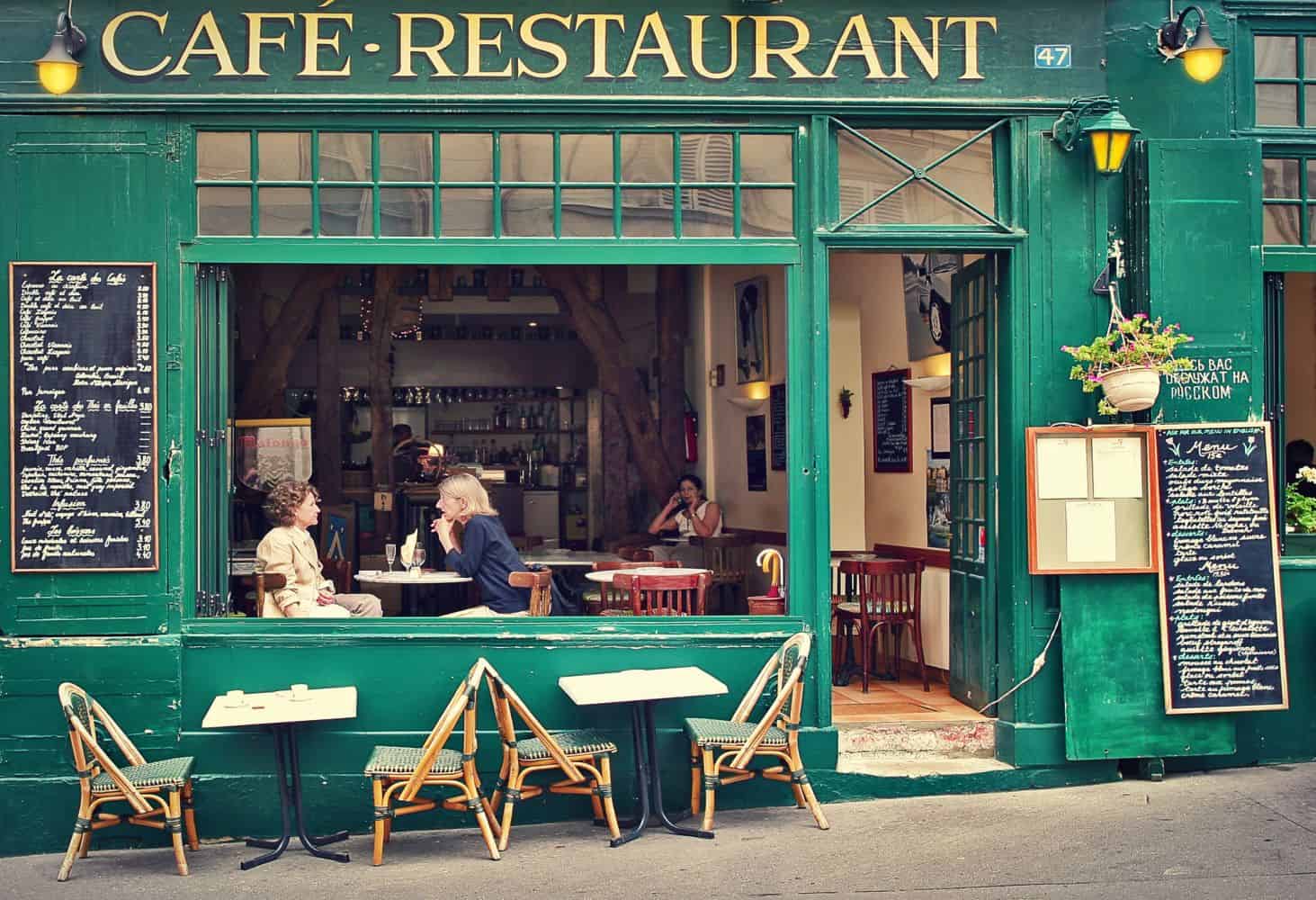 Paris Ratgeber typisches Café