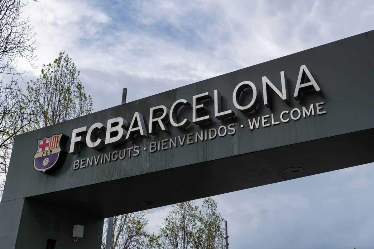 Eingang zum Camp Nou Fußballstadium