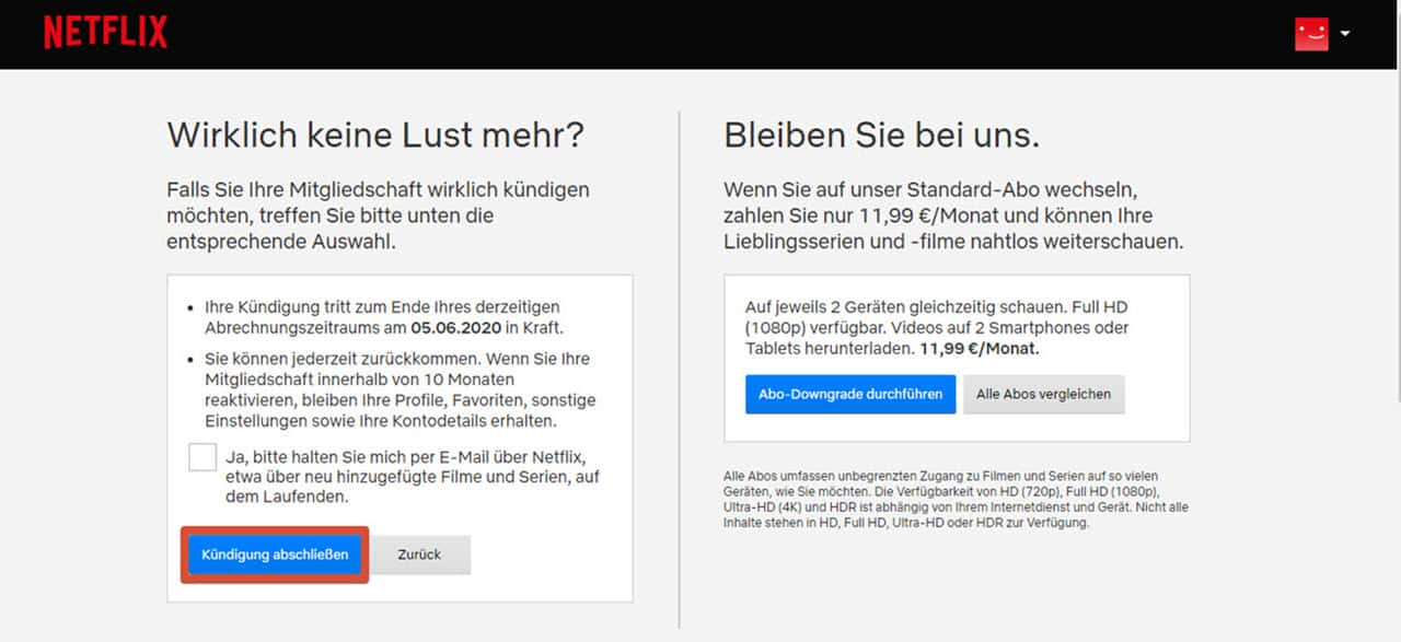 Netflix kündigen – Alternativ Angebot
