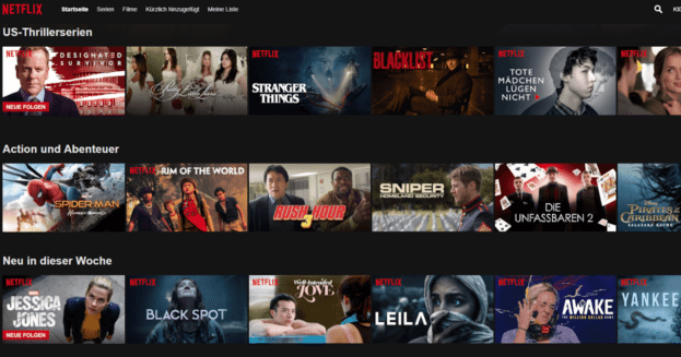 Geoblocking EU Netflix VPN USA Bibliothek