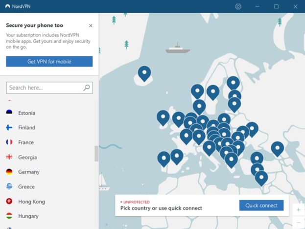 NordVPN fuer Netflix Software