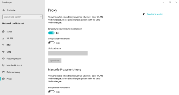 m7111-1331-2206 Windows Proxy Einstellungen