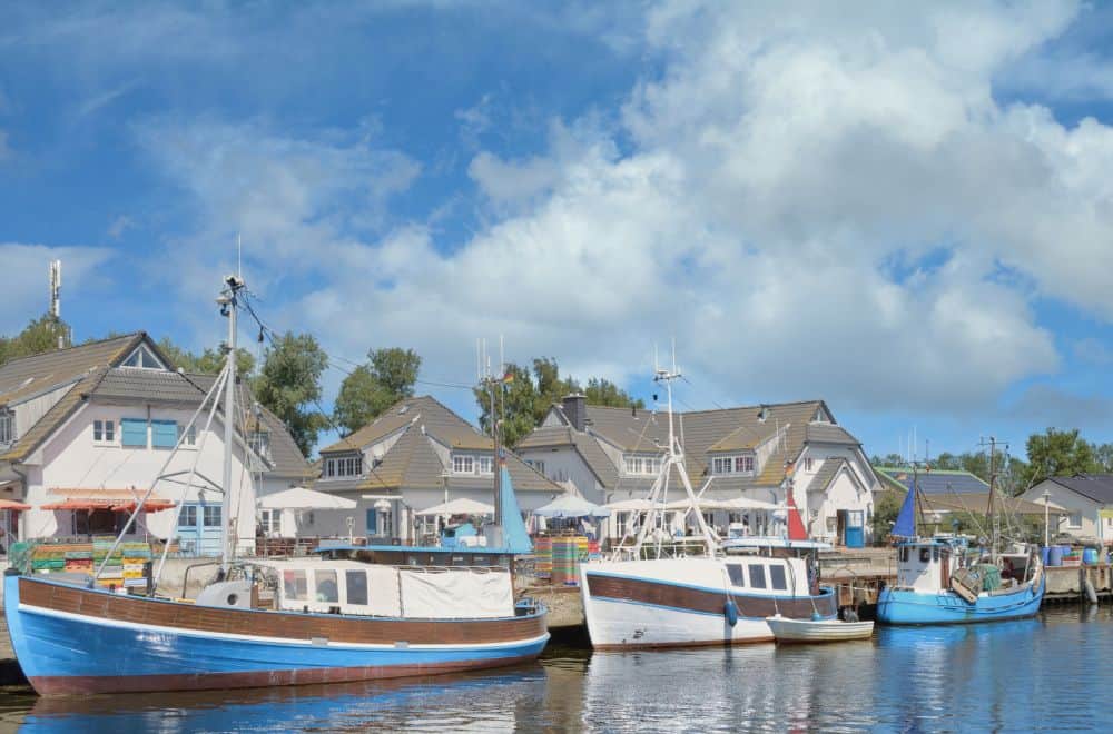 Ostsee Hiddensee Hafen Dorf Vitte