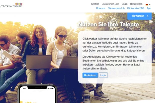 Clickworker Website
