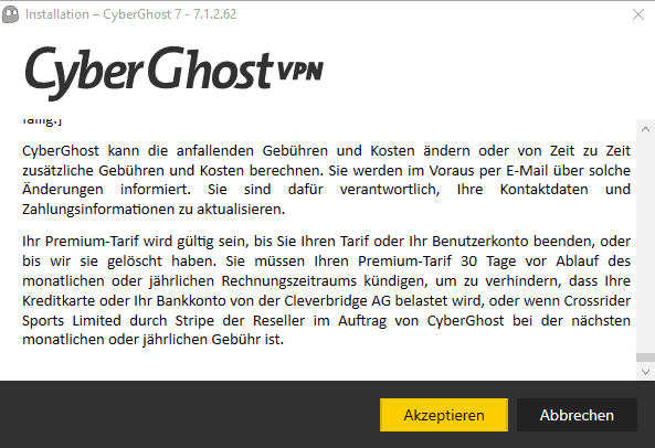 CyberGhost Netflix CyberGhost Installation