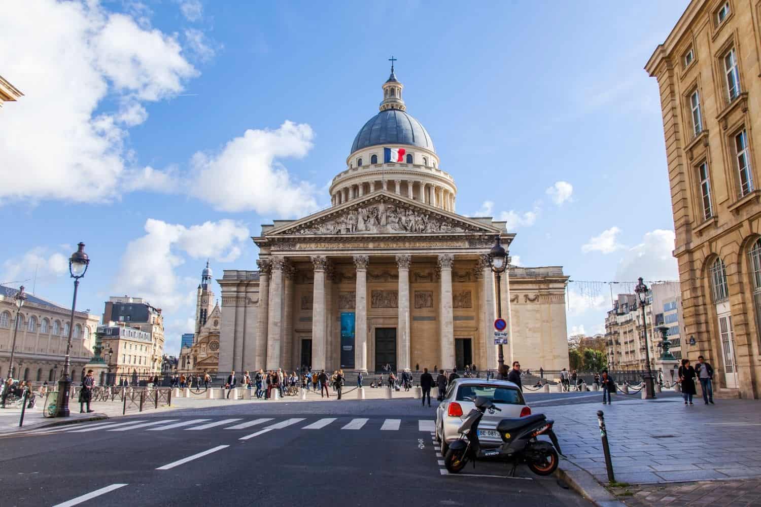 Paris Sehenswuerdigkeiten Das Gebaeude Des Pantheons