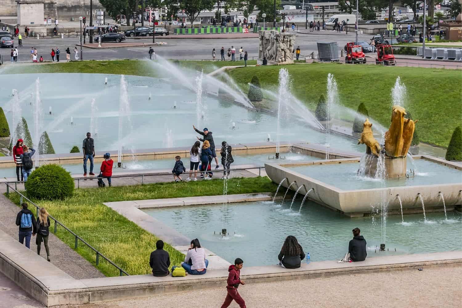 Paris Sehenswuerdigkeiten Jardin Du Trocadero
