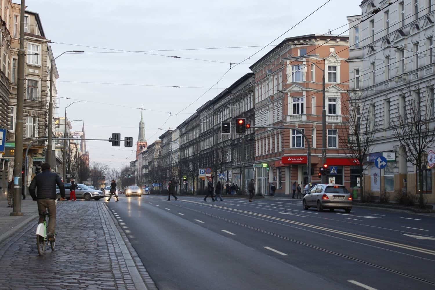 Polnische Ostsee Strassenansicht von Stettin