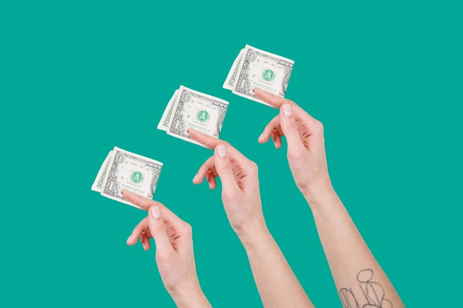 Reise Kreditkarte Geld Abheben Amerikanische Dollar