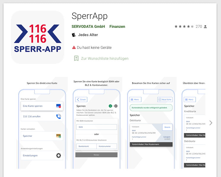 Kreditkarte Sperren Lassen Sperr App