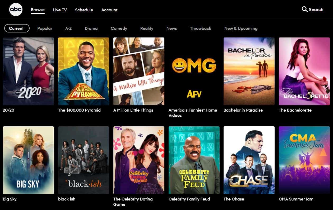 Abc in deutschland schauen 2025 serien streamen mit vpn