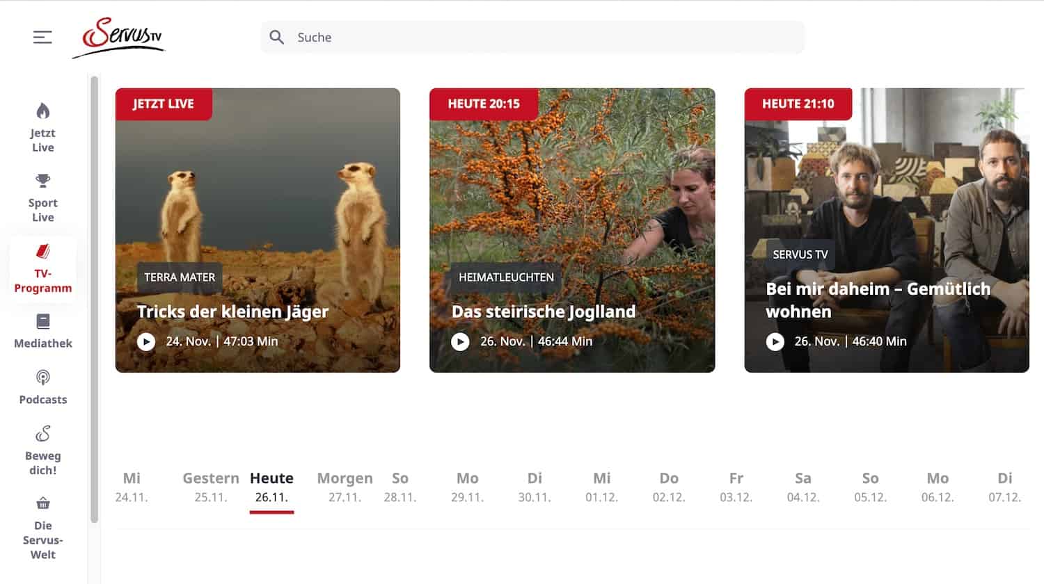 ServusTV Österreich Livestream in Deutschland empfangen 2023?