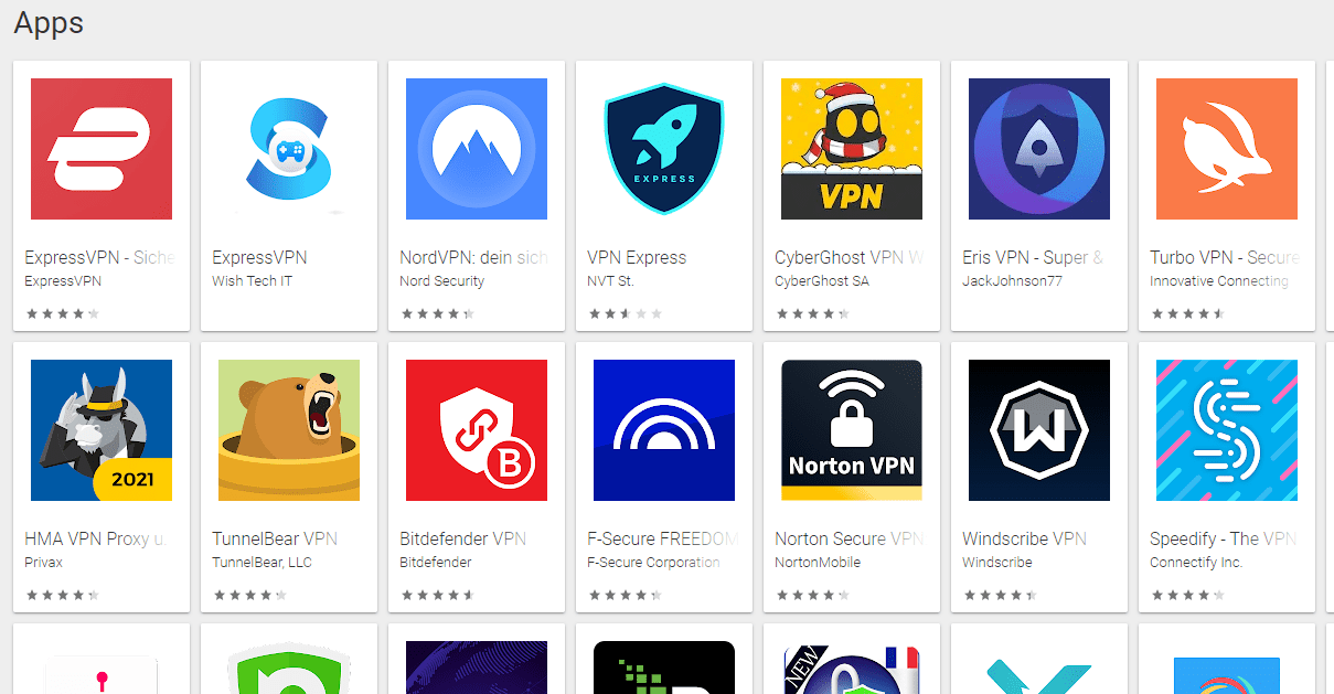 Play Store Land aendern mit VPN