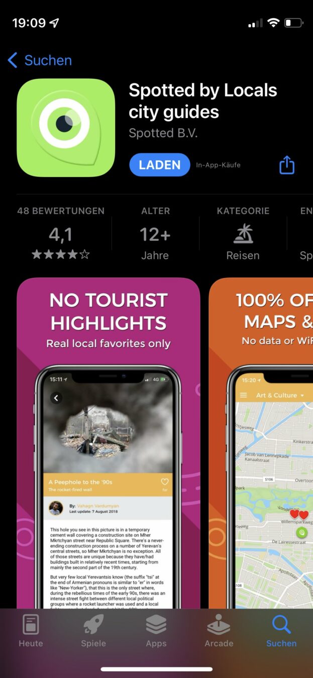 Sanfter Tourismus Spotted by Locals App