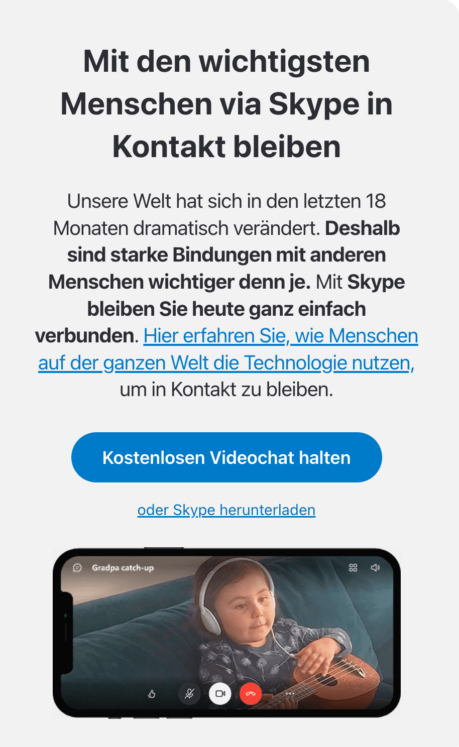 Skype VideoChat Herunterladen