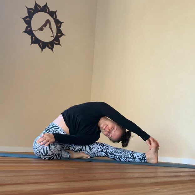 Yoga Leggings Zebra Zoom Kunstfaser von Ambiletics