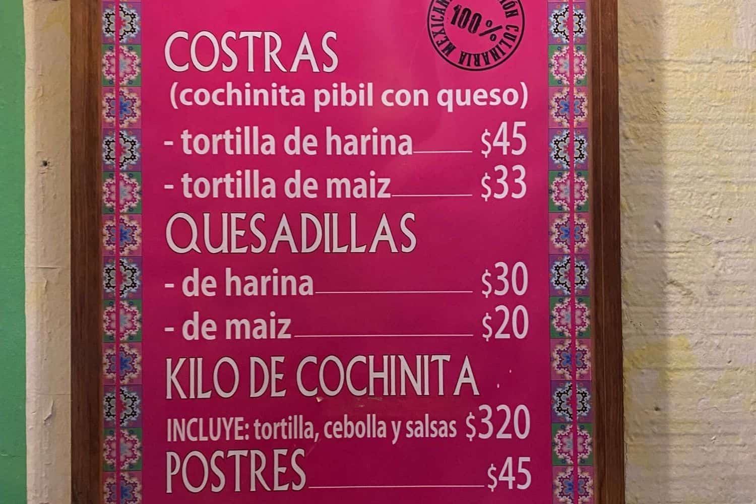 Playa del Carmen La Cochi Loka Preise