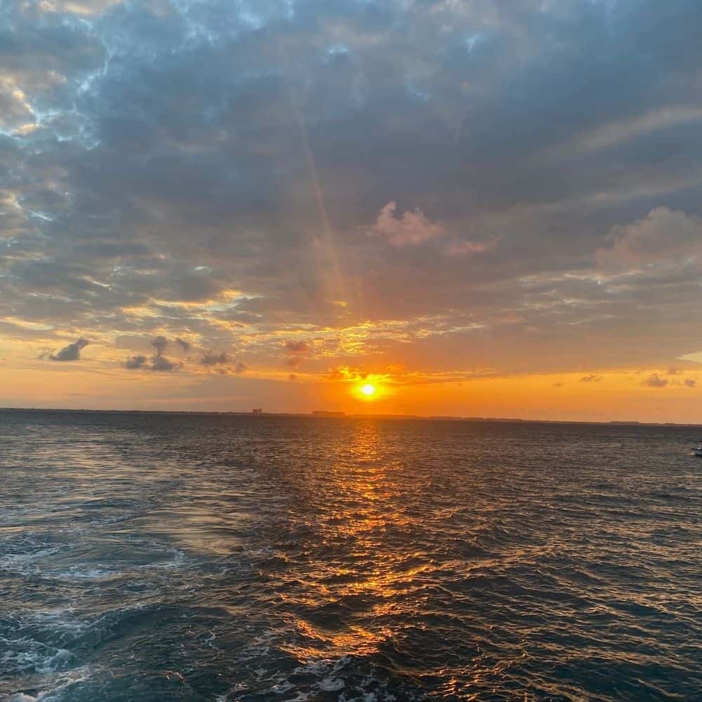 Playa del Carmen Sonnenuntergang
