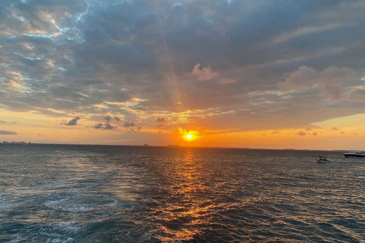 Playa del Carmen Sonnenuntergang