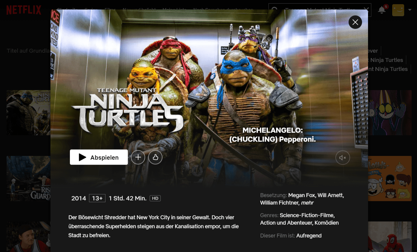 Ninja Turtles in deinem NetflixStream 2024 So geht’s!