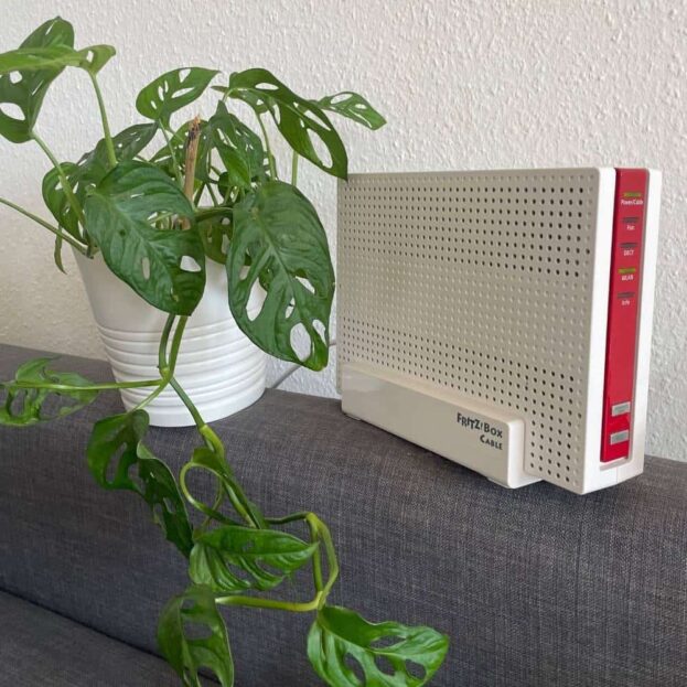 Fritzbox Router in der Wohnung