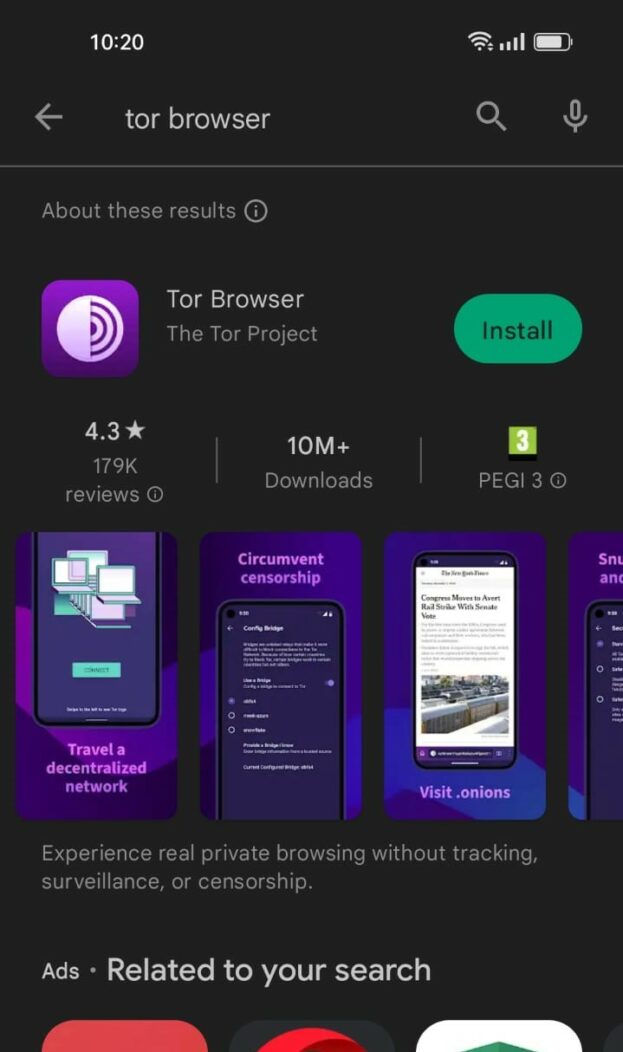 Tor Browser Google Play Store