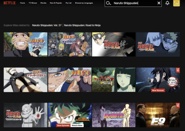 Naruto Netflix Japan