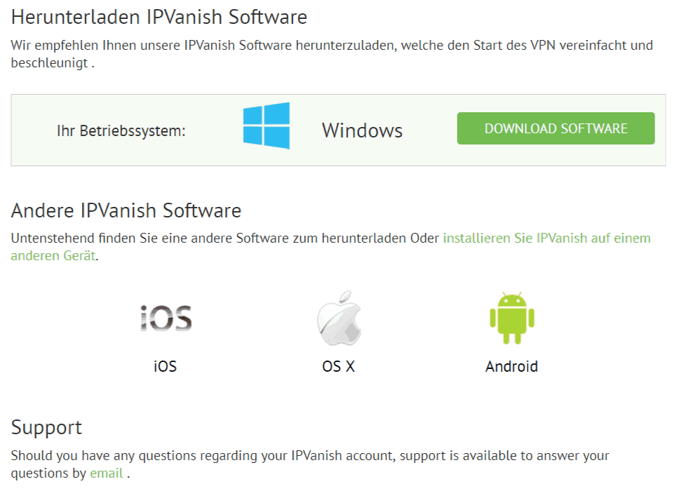 IPVanish Herunterladen