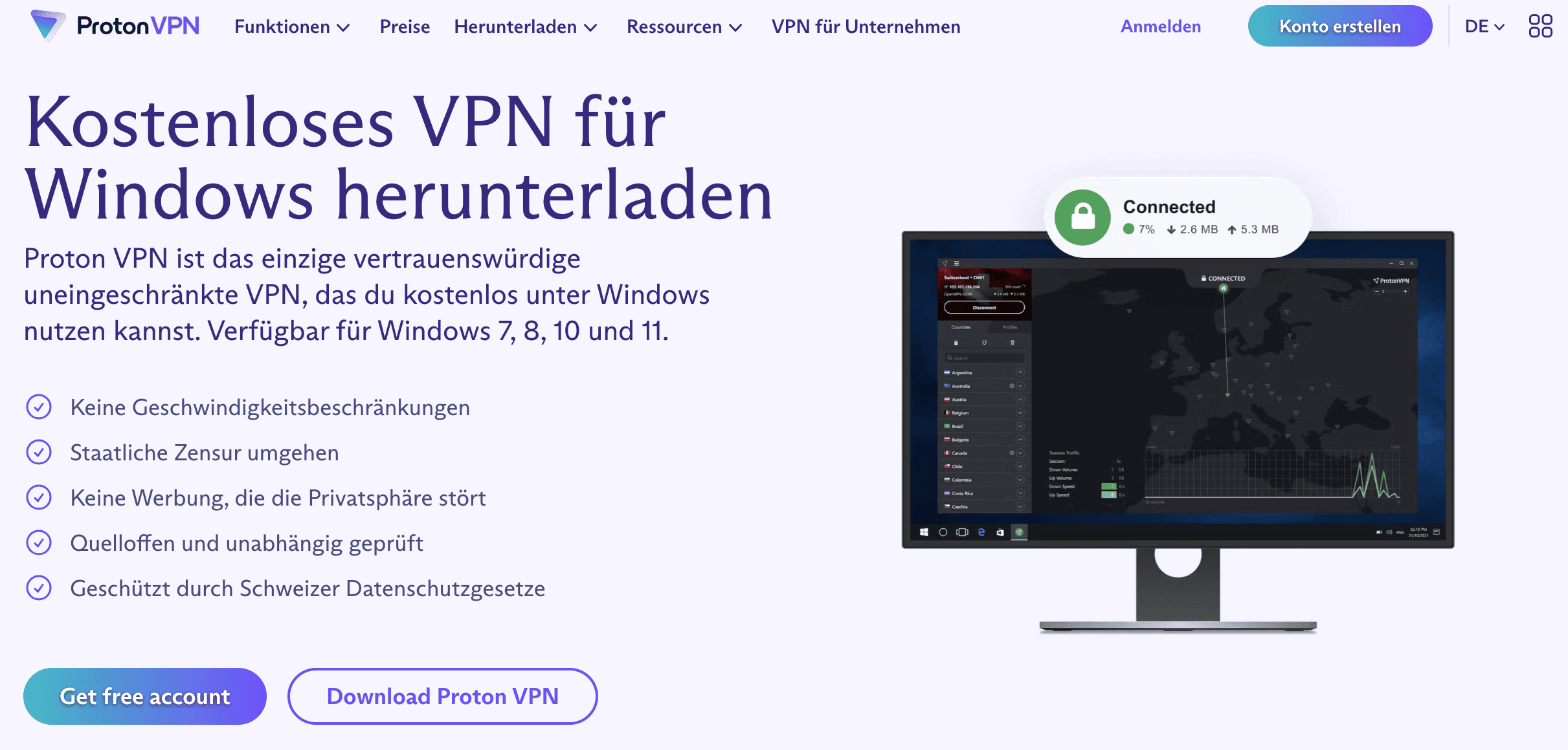Proton VPN Kostenlos