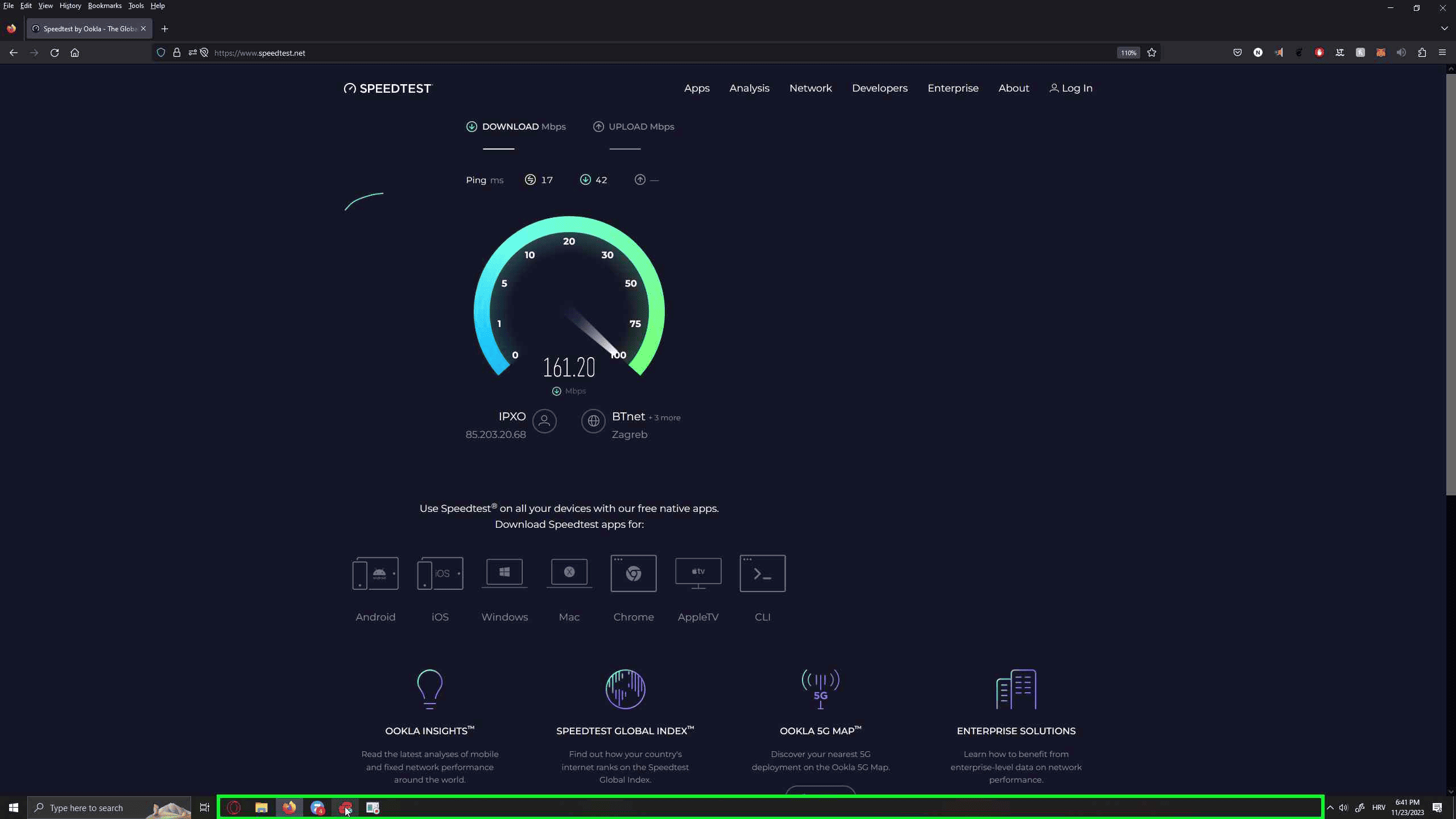 Internet Speed Test Step 6