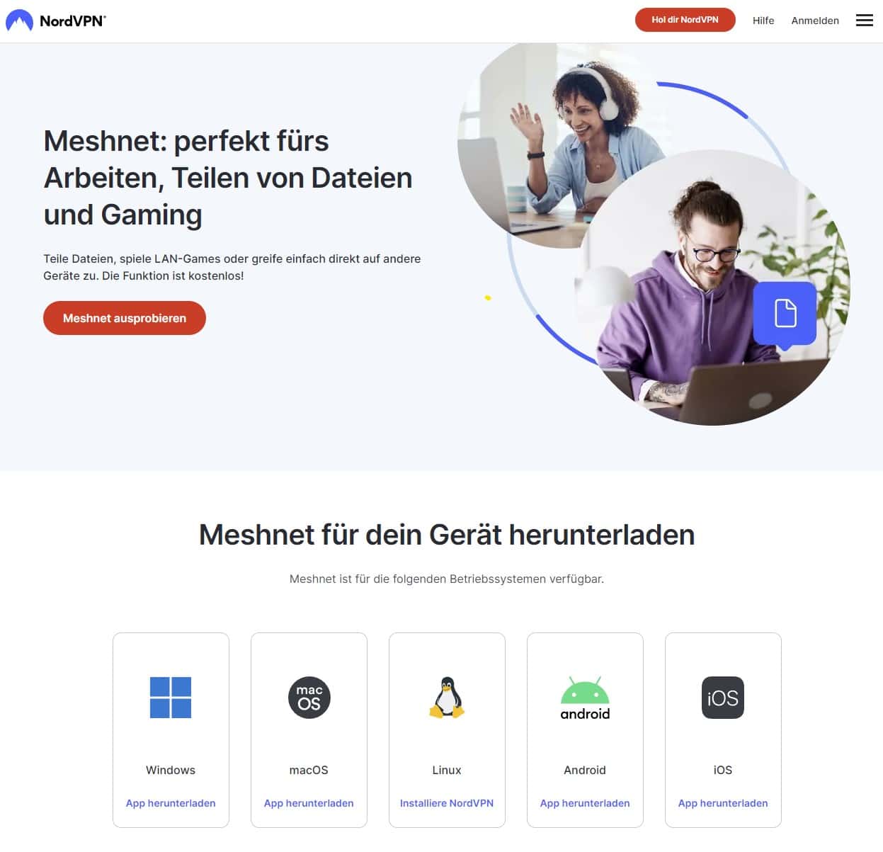 NordVPN Meshnet: perfekt fürs Arbeiten, Teilen von Dateien und Gaming